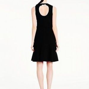 Kate Spade Black & White Fluted Cocktail Dress